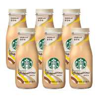 Starbucks/星巴克星冰乐香草味即饮咖啡281ml*3瓶装下午茶饮料