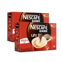 Nestle/雀巢速溶咖啡1+2醇香原味15g*100条特浓条装提神