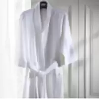 馨德创 华夫格浴袍 白色 L120cm基础款和服领