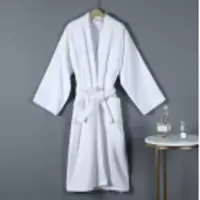 馨德创 割绒浴袍 白色L120cm 1200g,和服领