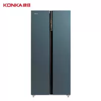 康佳(KONKA) 605L风冷对开门电冰箱 一级变频云离子养鲜BCD-605WD5EBLP