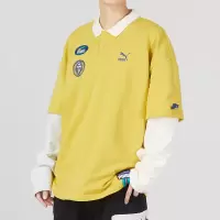 彪马(PUMA)男装女装 2023春季运动服潮流时尚健身训练舒适透气T恤 677381-31