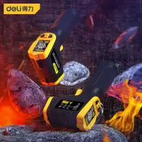 得力红外测温仪彩屏(黄) -50℃~480℃ DL333480