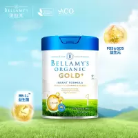 [有效期至24年8月]澳大利亚Bellamy贝拉米金装有机婴儿配方奶粉1段800g (0-6月)