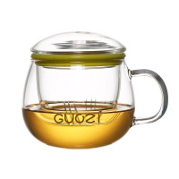 果兹(GUOZI) 园趣花茶杯茶杯带茶漏GZ-S13B