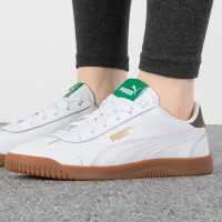 彪马(PUMA)男鞋女鞋春秋季白色休闲鞋皮面跑步透气运动鞋德训鞋低帮滑板鞋 389406-04