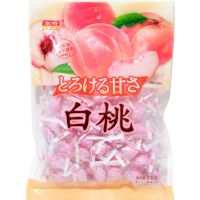 京特白桃果汁水果硬糖白桃味500g