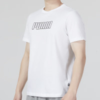 彪马(PUMA)男装 2023夏季新款运动服健身训练潮流时尚舒适透气圆领短袖T恤衫 679677-02