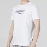 彪马(PUMA)男装 2023夏季新款运动服健身训练潮流时尚舒适透气圆领短袖T恤衫 679677-02