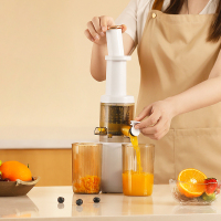 鲜榨畅饮,原汁原味纯果汁,双通道渣汁分离、高效出汁