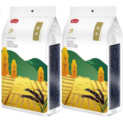 燕之坊黑米1kg*2袋软糯可口清甜留香五谷杂粮粗粮粥饭