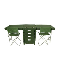 指挥桌 滚塑折叠桌椅 便携式作训指挥作业桌