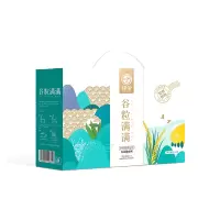绿帝-F 谷粒满满礼盒 2400g(五谷米 三色糙米 八宝米 十谷米 三色小米)