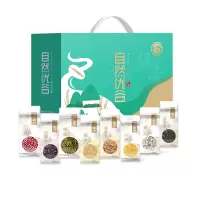 绿帝-F 自然优谷B款礼盒 2650g(薏仁 黑芝麻 小米 红小豆 绿豆 血糯米 糙米 燕麦米)