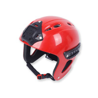 水域救援头盔 应急消防救援防汛急救头部保护盔 全包围头盔+导轨+墨鱼干