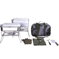 班用野营给养单元套装 配件炉具灶头油罐油管野战排用班用