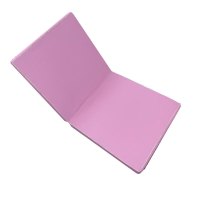 体操垫 舞蹈垫瑜伽垫仰卧起坐垫 两折pu材质100*50*5cm浅粉色