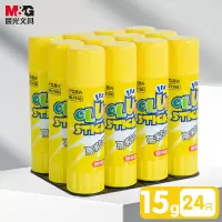 晨光(M&G)文具15g高粘度固体胶PVP 学生手工固体黏胶 快干耐用胶棒 MG7105 24支装