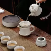 八方礼 步步高升11入茶具 豆黄