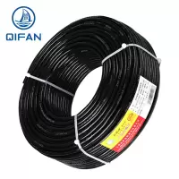 起帆(QIFAN)电线电缆国标铜芯设备电源线 RVV 2*4黑色1米