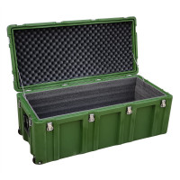 滚塑箱 物资箱战备箱器材箱装备箱功能箱 1100*500*500mm带轮