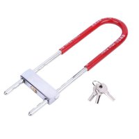 BYA-120 玻璃门锁 U型门锁 车锁商场门锁大门U型锁 901型号420mm