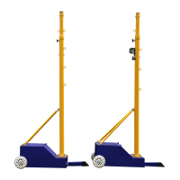 函翔 羽毛球网架便携式 1008羽毛球网架+四包边羽毛球网 1套