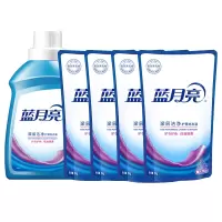 蓝月亮深层洁净洗衣液 6kg 套装(2kg薰洁净*1+1kg薰洁净袋*4)