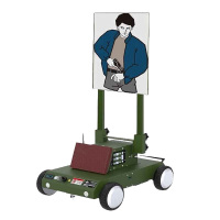 靶机 无轨运动靶车打靶训练 隐显靶机