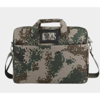 迷彩电脑包 新款迷彩电脑包军迷单肩公文包手提作业包资料包 丛林星空