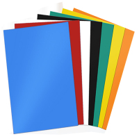 晨好 10片装软磁片A4白板磁性片1.0mm磁铁磁吸贴磁贴冰箱贴 可裁剪 黄色