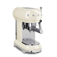 SMEG/斯麦格独立式半自动咖啡机 ECF01奶白色
