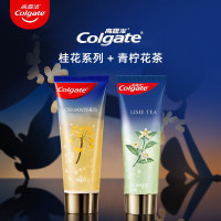 高露洁(Colgate)野兽派联名高露洁氨基酸精华牙膏桂花乌龙香清新口气护牙龈防蛀 桂花95g+青柠花茶95g