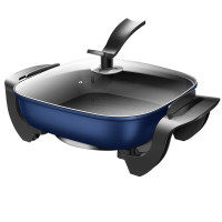 美菱(MELNG) MT-HZ12G9 电火锅 家用一体式电热电煮锅多功能炒菜电锅不粘锅