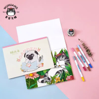 齐心 WHCH4301 吾皇万睡图画 A5 30张 幼儿班小学生涂鸦绘画本