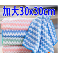 加厚珊瑚绒四方毛巾30*30cm 1条