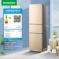 容声(Ronshen)206升三开门电冰箱小型租房节能省电低噪冷冻冷藏BCD-206D11N