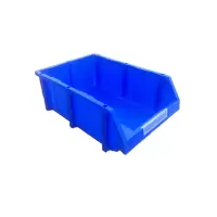 苏宁宜品推荐蓝色X3号斜口箱零件工具箱520*250*190mm