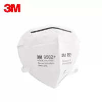 3M 防尘口罩 9502+口罩 工业防尘 50只 一包装