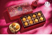 锦华月饼 锦华经典流心奶黄月饼400克