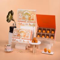 美诚月饼 美诚·流心奶黄月饼400克