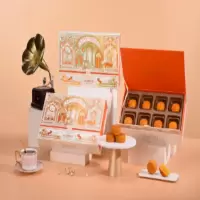 美诚月饼 美诚·流心奶黄月饼400克