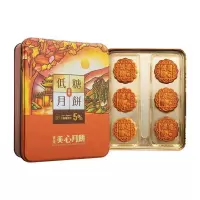美心月饼 低糖蛋黄白莲蓉月饼540g