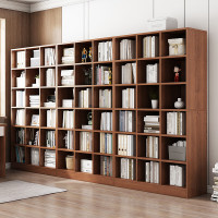书架书柜落地图书馆阅览室家用置物架隔断书柜<1平米单价>