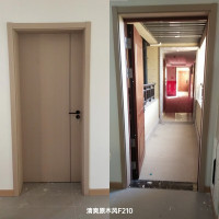 木门 卧室门低碳无漆室内门简约降噪门套装门/全实木填充/门扇+双包门套+磁吸锁五金...