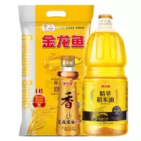 金龙鱼御品珍珠米5kg*1 金龙鱼精萃稻米油1.5L*1 金龙鱼芝麻香油100ml *1