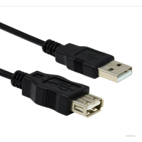 酷比客USB2.0公对母延长线 LCCPUSBAMAF 5米 黑色