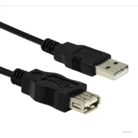 酷比客USB2.0公对母延长线 LCCPUSBAMAF 5米 黑色