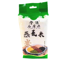 鲁强石磨源燕麦 1kg*2袋 粗粮 五谷杂粮 酥田袋装