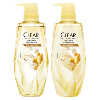 清扬(CLEAR)植觉头皮理强韧护蓬松型洗护组套[洗发水380g+护发素375g]